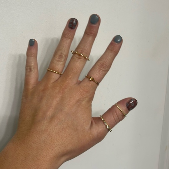 Bohemian Gold Ring Set 💛 Lot 12 - Picture 1 of 4